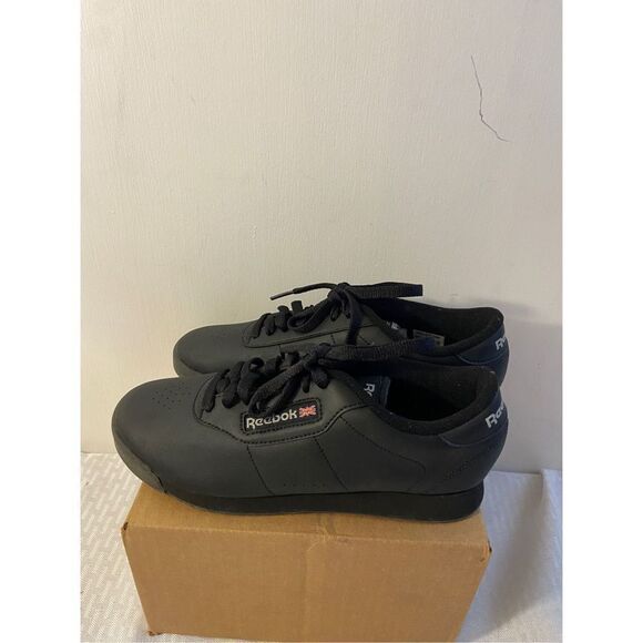 Reebok Classic ortholite sneakers Black laces 7.5 - Picture 1 of 5